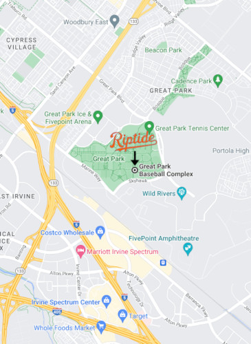 Great Park Baseball Complex Google Map